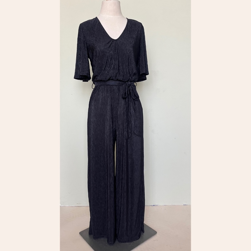 Lush Black Jumpsuit – Size M